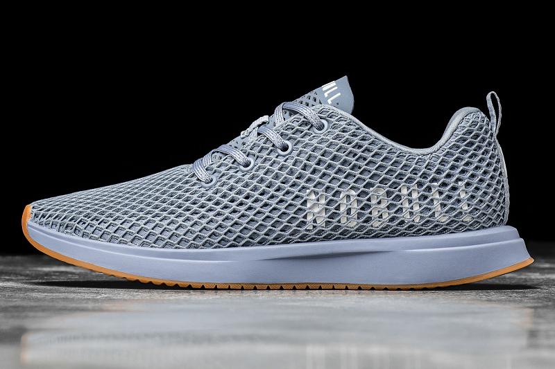 Men's Nobull Slate Mesh Running Shoes Deep / Grey | SG O2069K